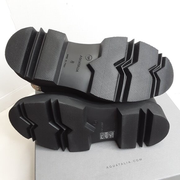 Aquatalia Holly Women's Ankle Boots size 8M Python Embossed Leather - Picture 9 of 12